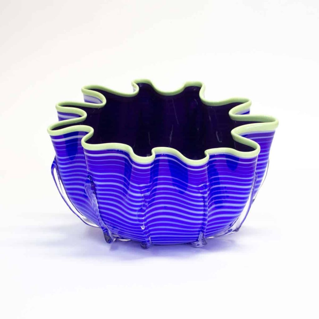 Splash Bowls handblown glass fazzoletto functional glass art