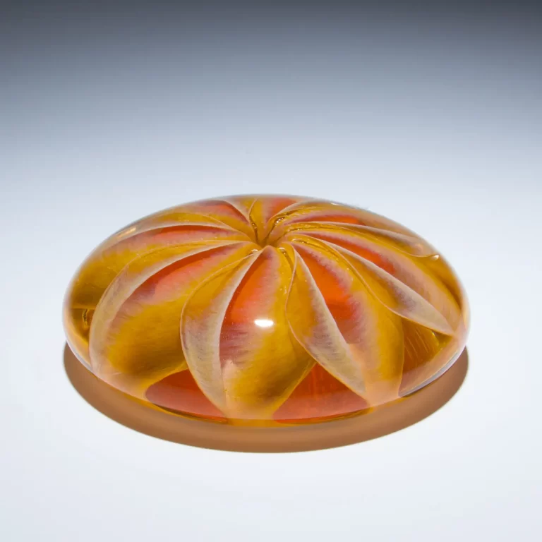 Tiger Lily Signature Paperweight - sideview