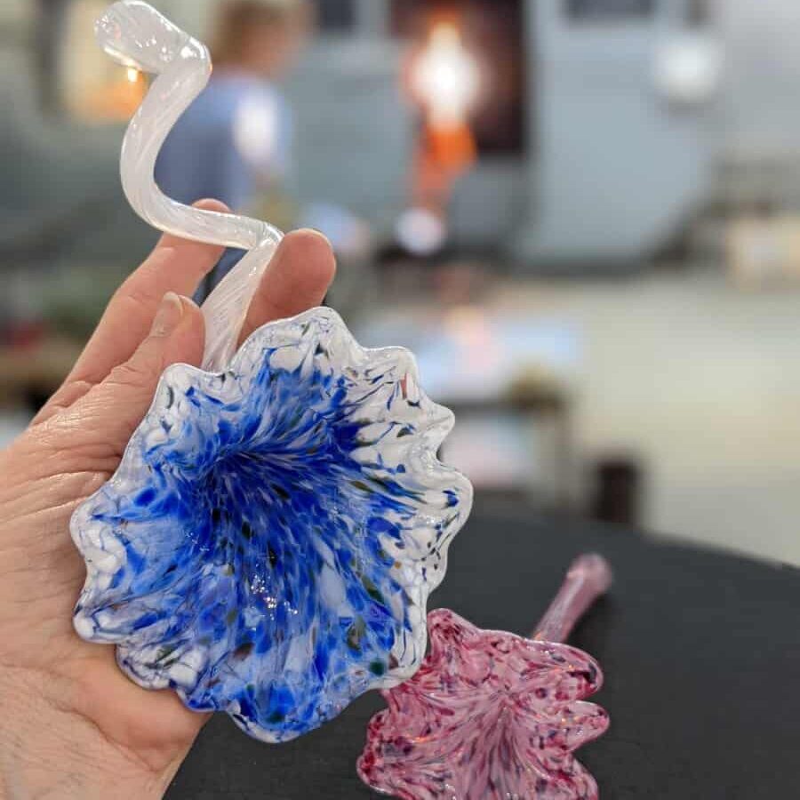 Pulled Glass Flower Workshop at epiphany studios