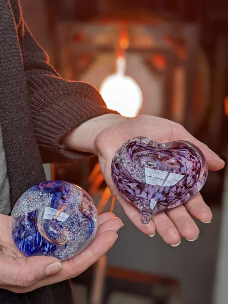 DIY Cremation Ash Glass Sculpture