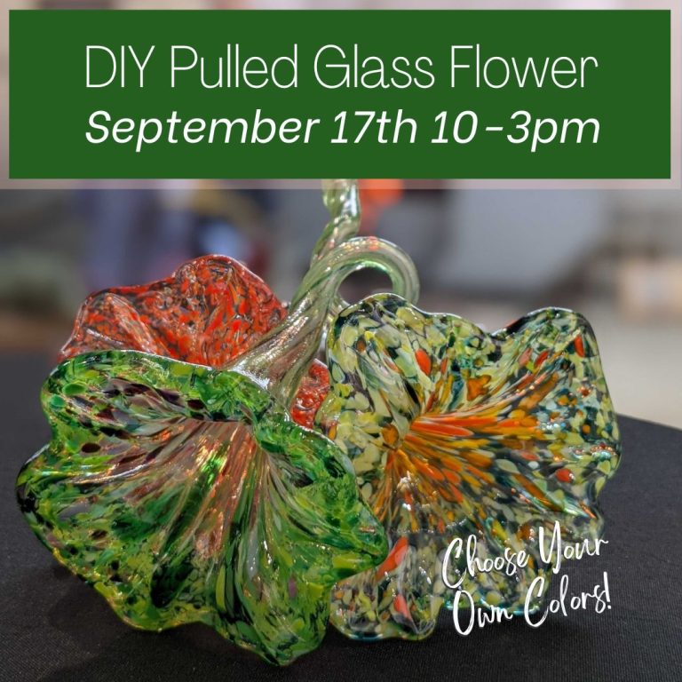 DIY Pulled Glass Workshop September 17th