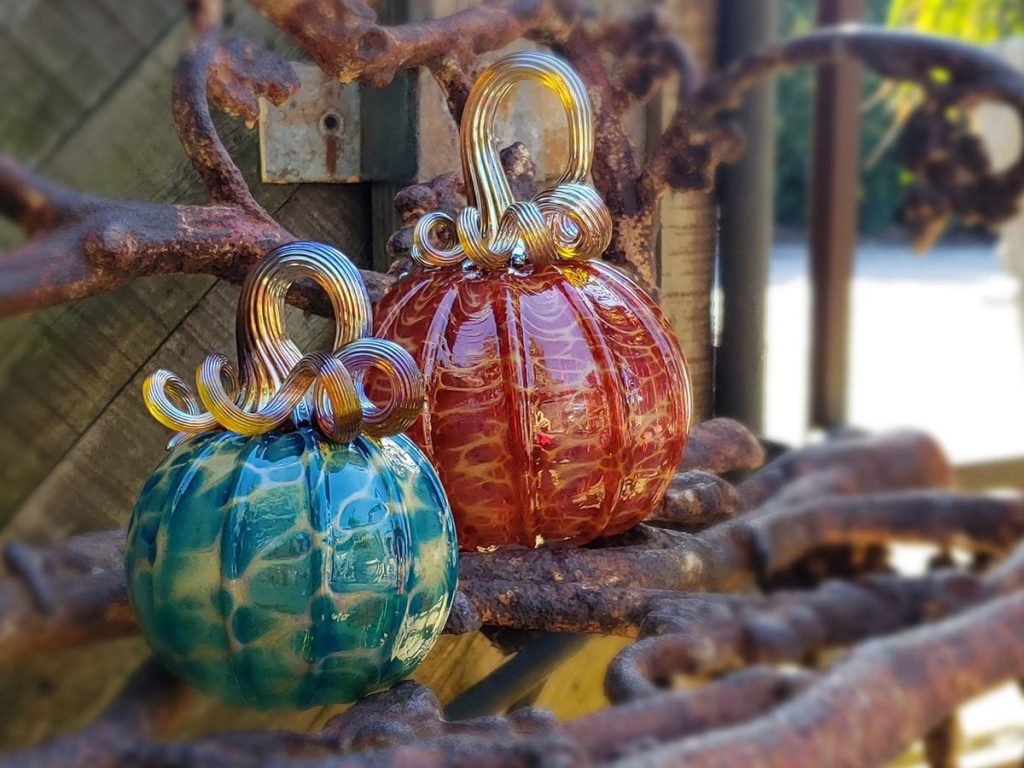 Harvest Pumpkins Fireroasted and Turquoise
