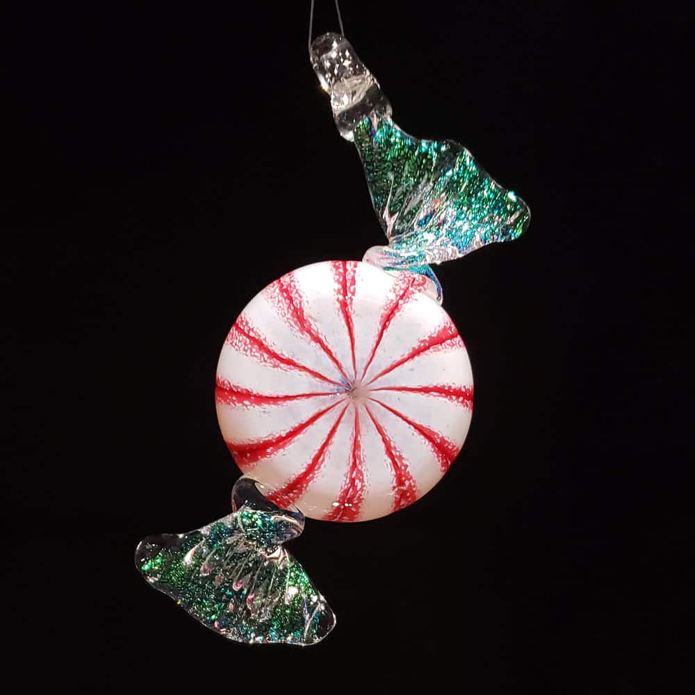 Enchanted Peppermint Candy Ornament | Epiphany Studios