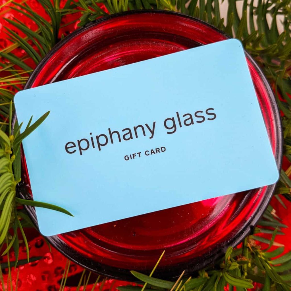 epiphany glass gift card