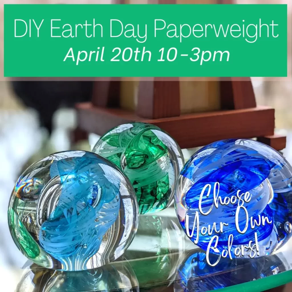 DIY Glass Earth Day Paperweight Workshop
