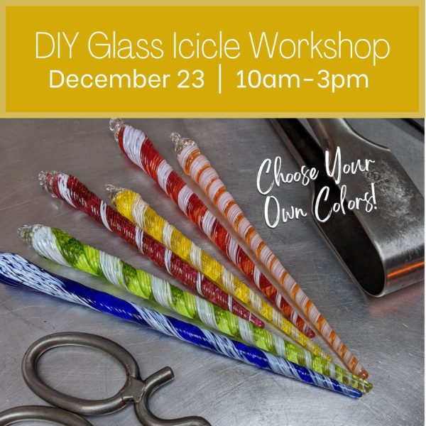 Dec 23 DIY Glass Icicle Workshop