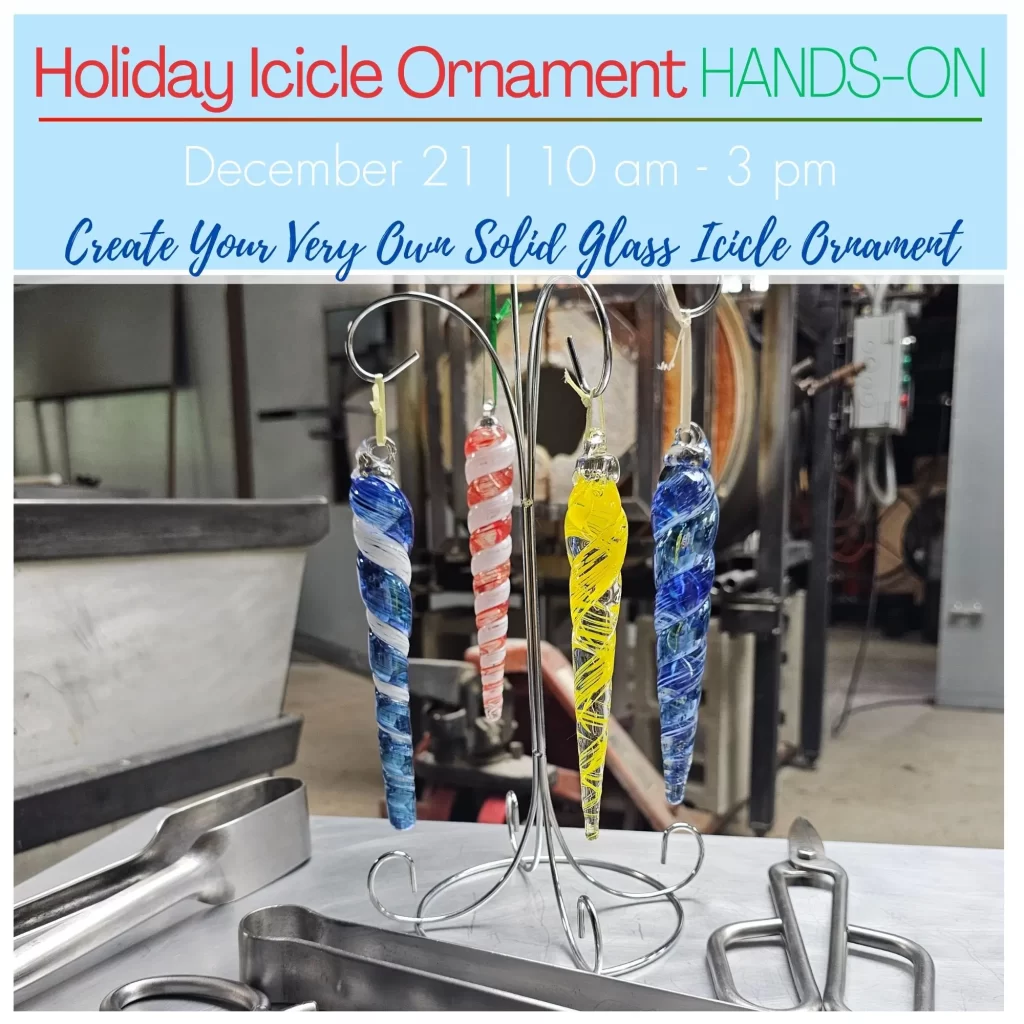 Icicle Ornament Hands-on Workshop Dec 21