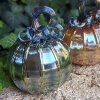 Enchanted Blue Gold Pumpkin