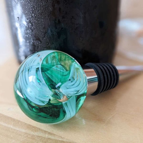 Circle Of Life Green Wine Stopper