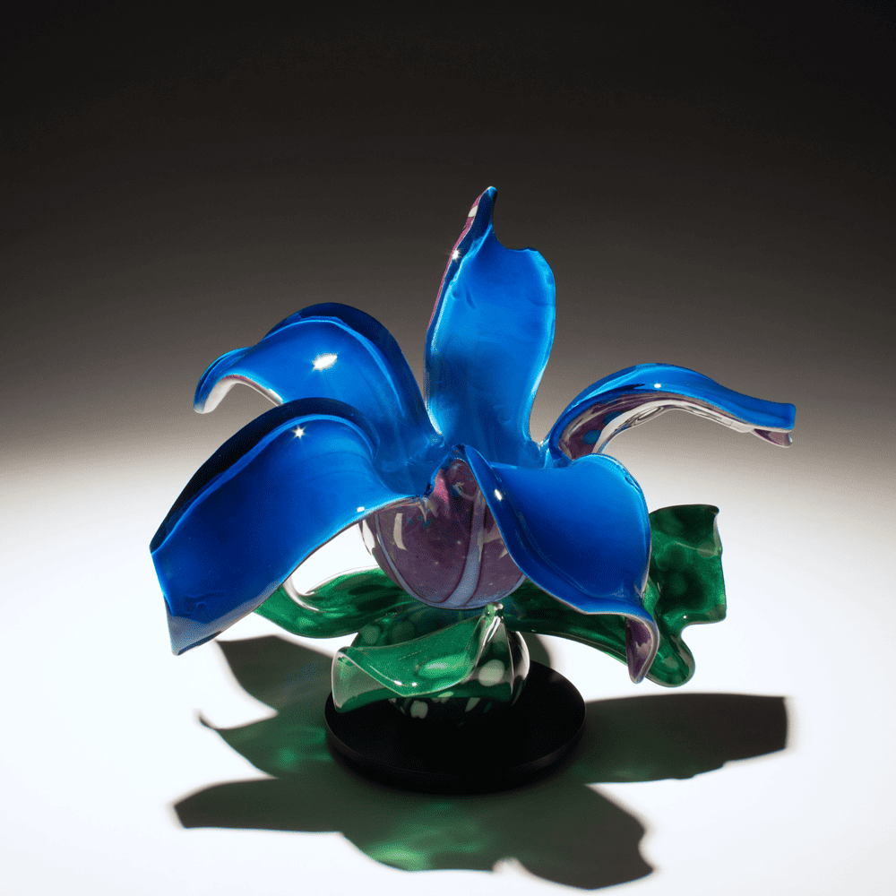 Aliant Glass Flower Sculpture