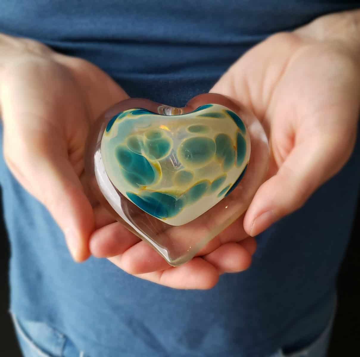 #HeartsForHealthcare Heart Paperweight