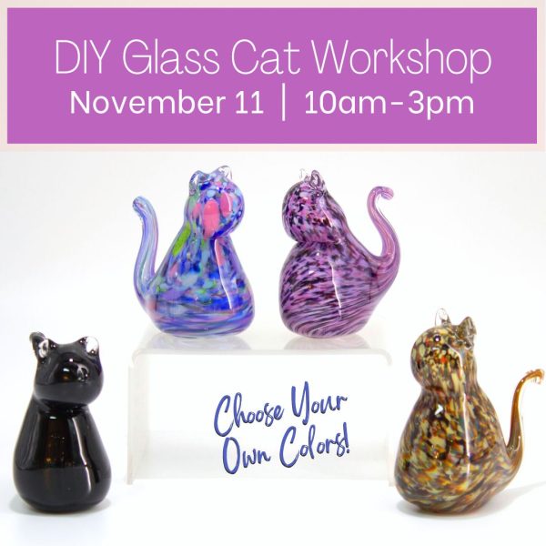 Nov 11 DIY Glass Cat Workshop