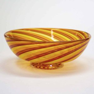 Orange Swirl Zanfirico Bowl