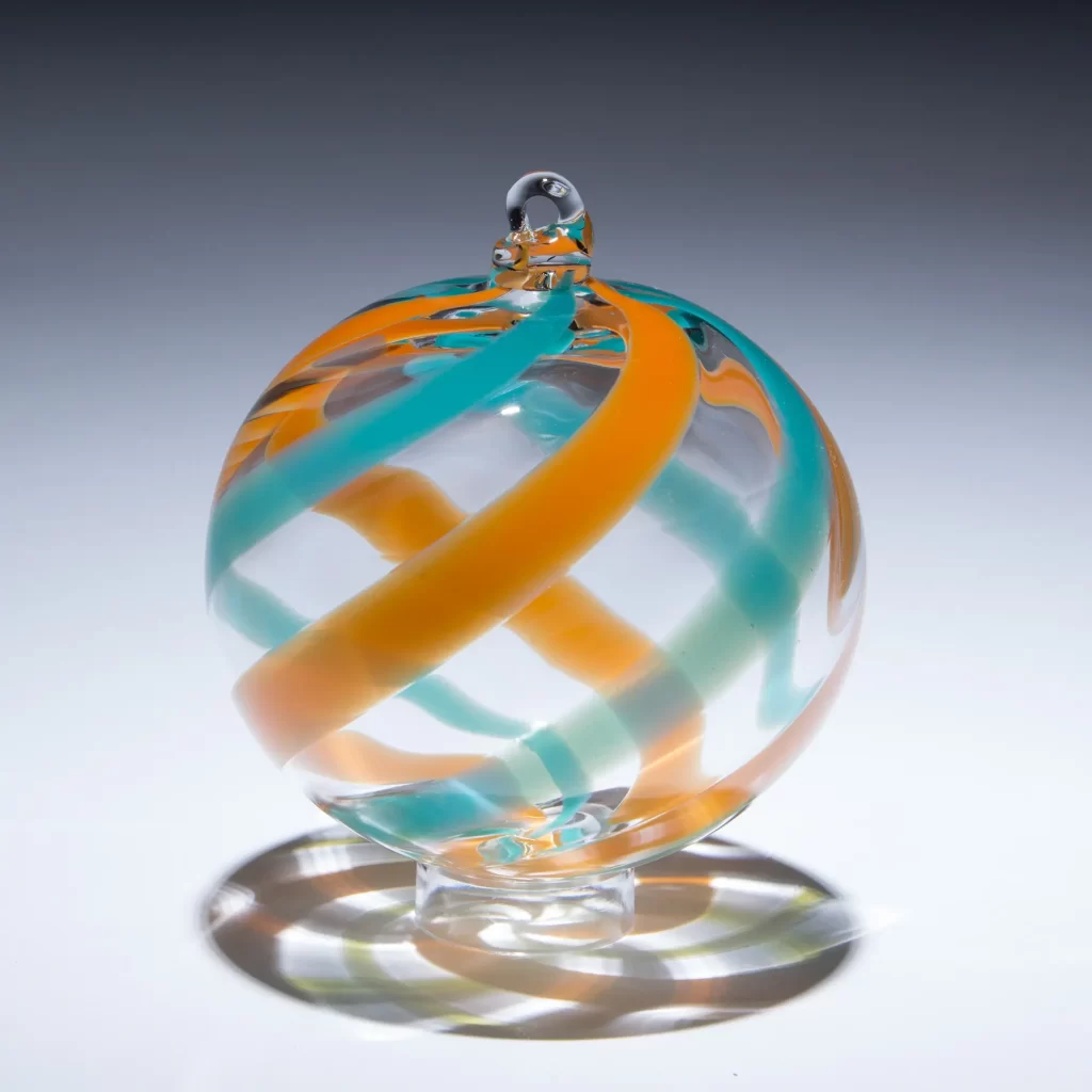 Sherbert Dream Flurry Glass Ornament