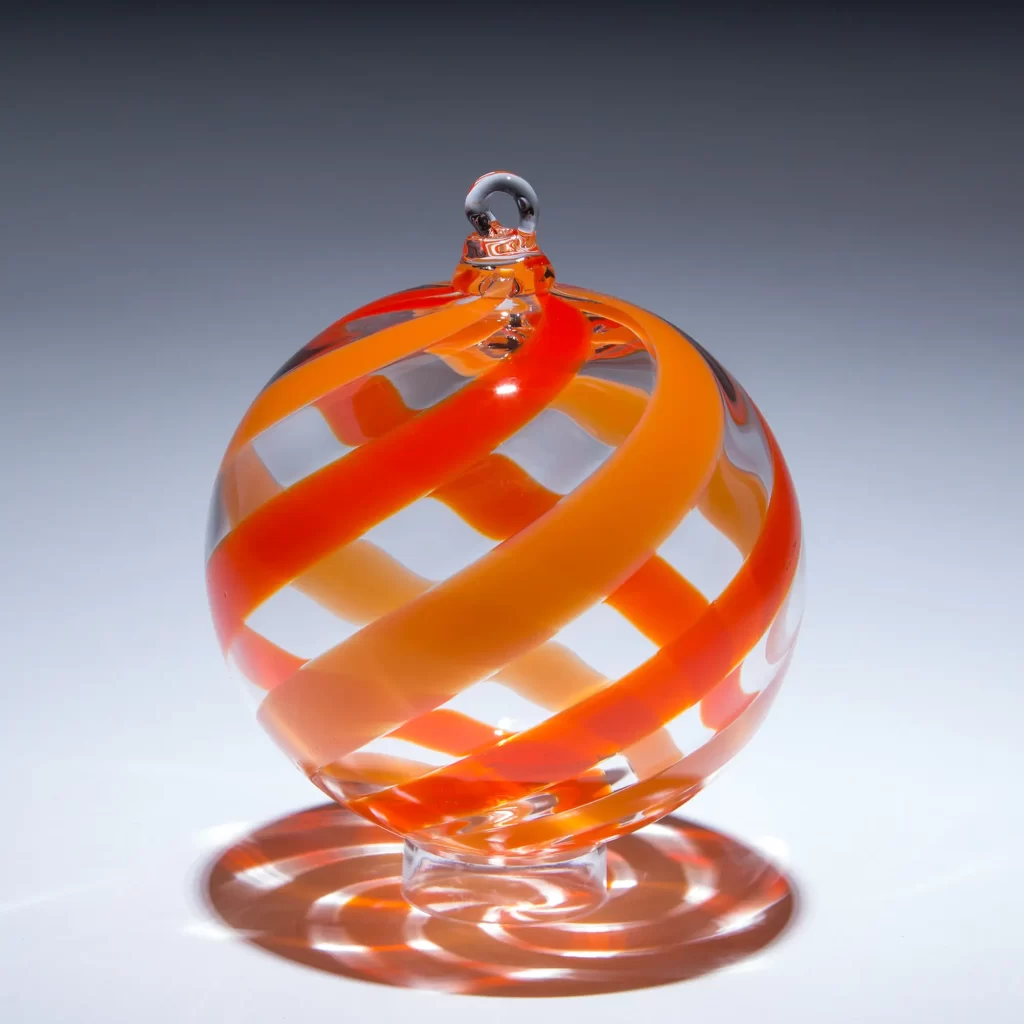 Sunburst Dream Flurry Glass Ornament