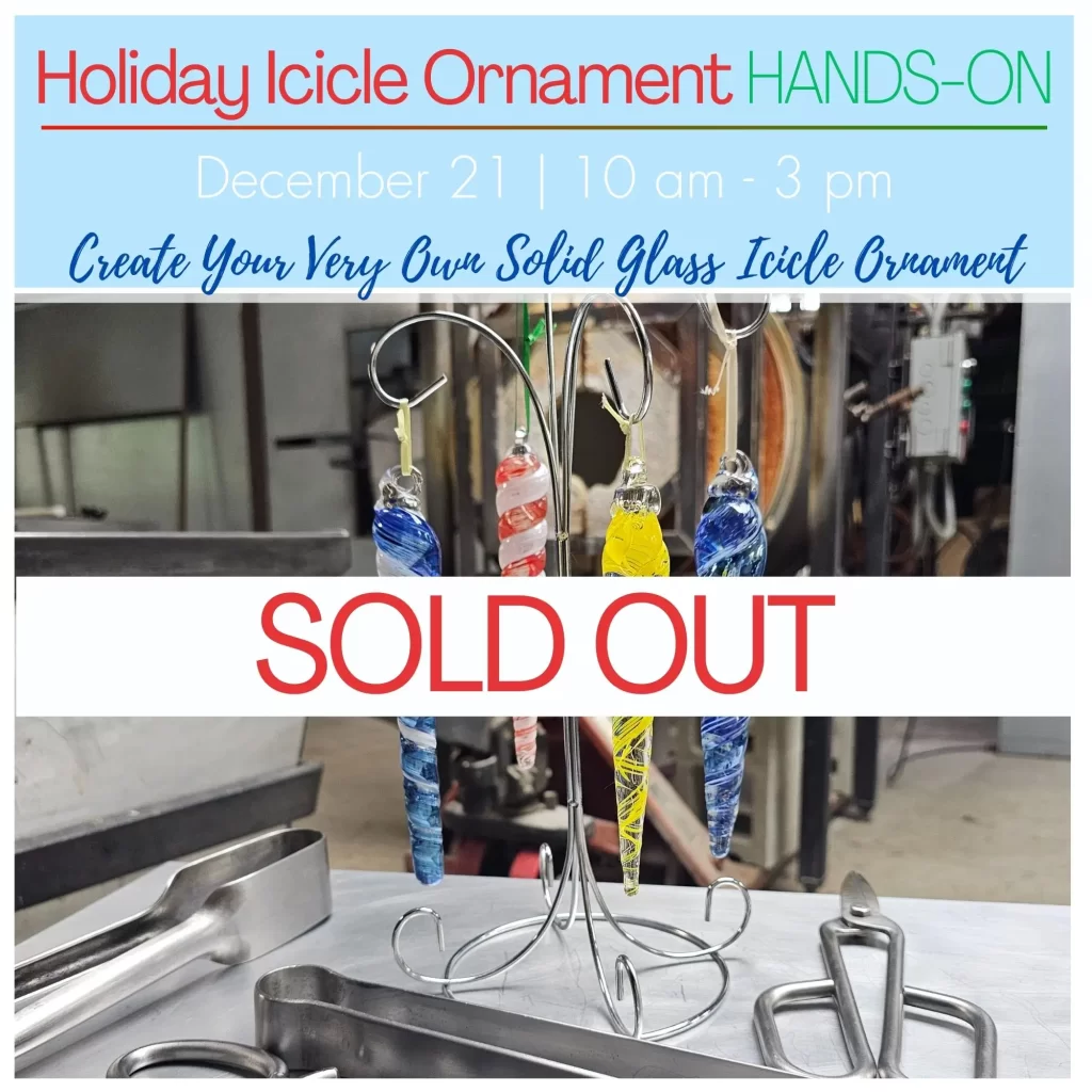 Icicle Ornament Hands-on Workshop Dec 21