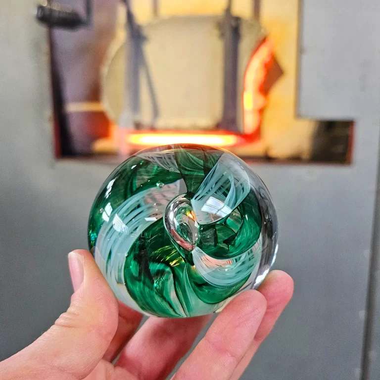 Emerald Circle of Life Paperweight