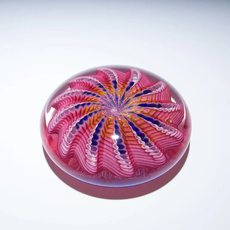 Pink Sea Urchin Signature Paperweight